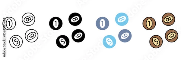 Obraz LOTTERY concept line icon. Simple element illustration.