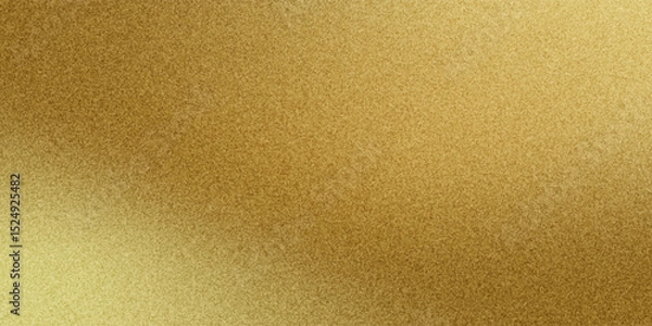 Fototapeta Gold wall texture background. Yellow shiny gold foil paint on wall sheet with gloss light reflection, vibrant golden paper luxury wallpaper