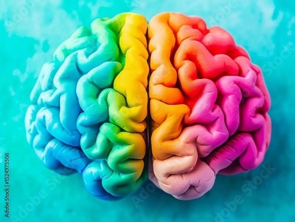 Fototapeta Exploring the spectrum of neurodivergent conditions like autism and dyslexia.