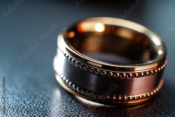 Fototapeta Closeup of spinner ring brings sense of relief with its blurred motion