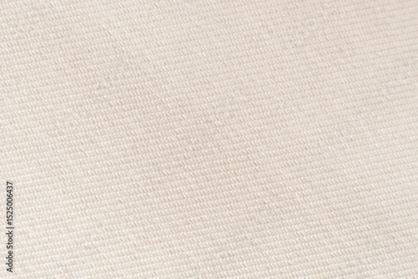 Fototapeta Texture of light gray fabric. Textile. Canvas. silk white material