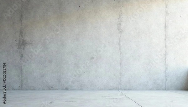 Fototapeta Vast, textured concrete wall; light gray tones , design, material, concrete