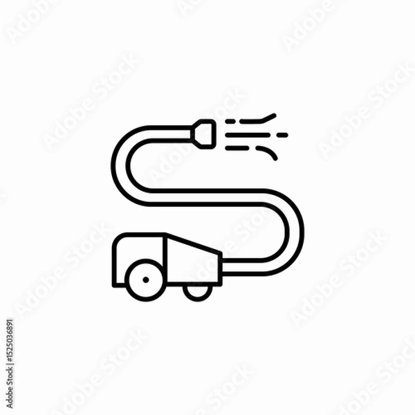 Obraz vacuum cleaner icon sign vector
