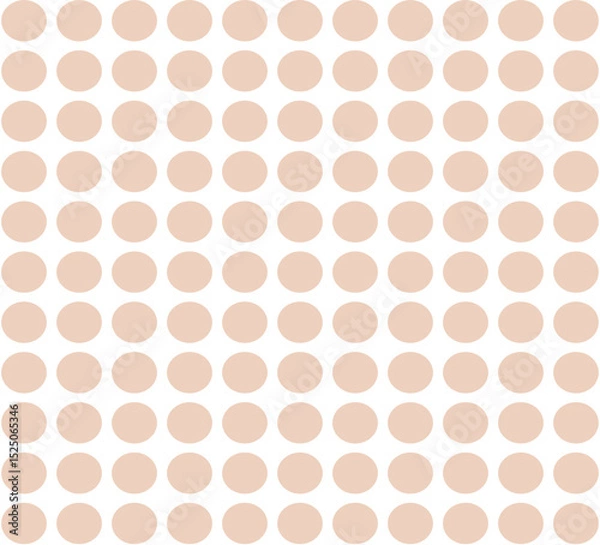 Fototapeta Gradient Polka Dot Pattern in Cream Tones - Playful Abstract Dotted Background