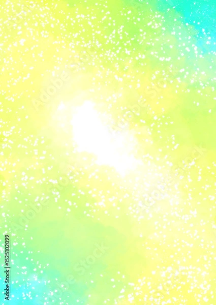 Obraz イラスト素材 カラフルで美しい水彩風背景素材