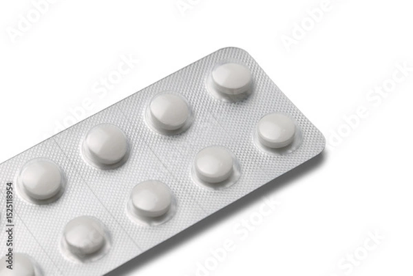 Obraz 未開封の白い錠剤シート