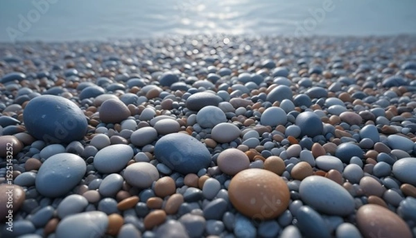 Obraz pebble stones on the beach