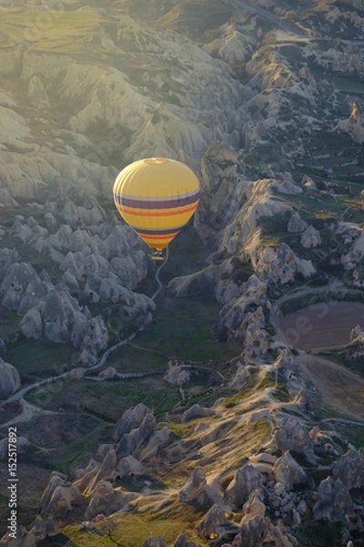 Obraz Hot air balloons flying over Cappadocia, Turkey