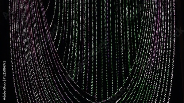 Fototapeta Digital code streams dark background
