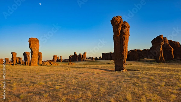 Obraz Ennedi Massif at sunset 