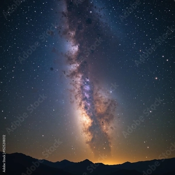 Fototapeta Stunning AI-Generated Galaxy in Deep Space