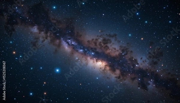 Fototapeta Stunning AI-Generated Galaxy in Deep Space