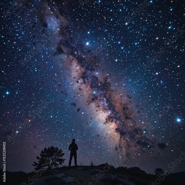 Fototapeta Stunning AI-Generated Galaxy in Deep Space