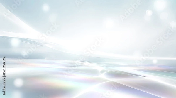 Obraz 透明感あふれるプリズム風抽象背景