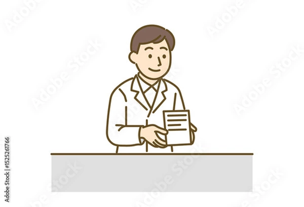 Fototapeta Pharmacist Explaining Medication