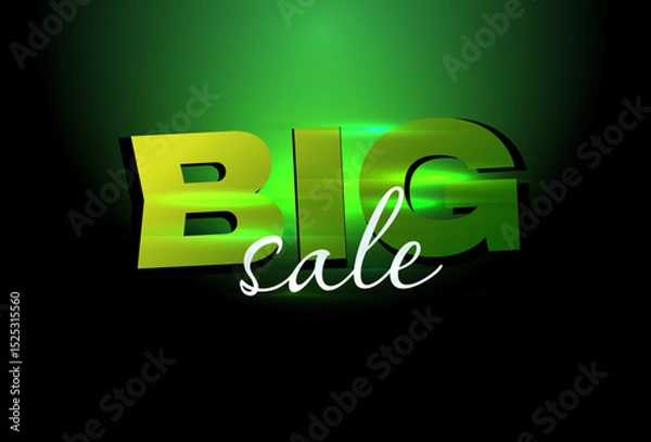 Obraz Vector flat sale banner template design