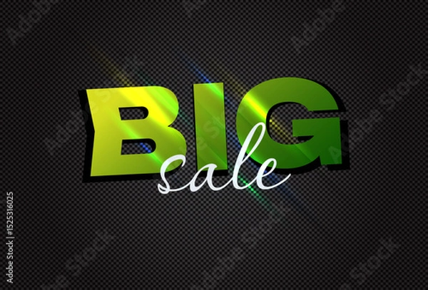Obraz Vector flat sale banner template design