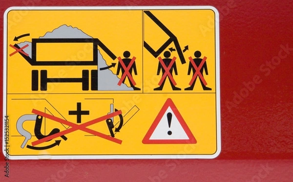 Fototapeta Sicherheitshinweise