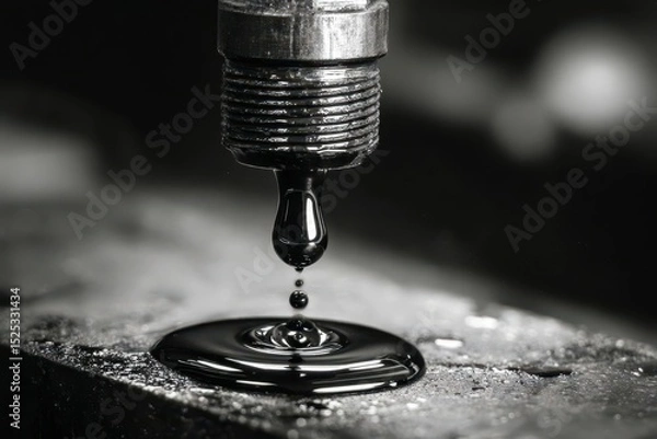 Fototapeta drop of oil