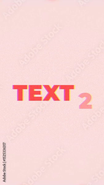 Obraz Snappy Text Opener Animation Vertical Logo Reveal MOGRT 306