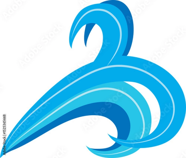 Fototapeta 파도 모양