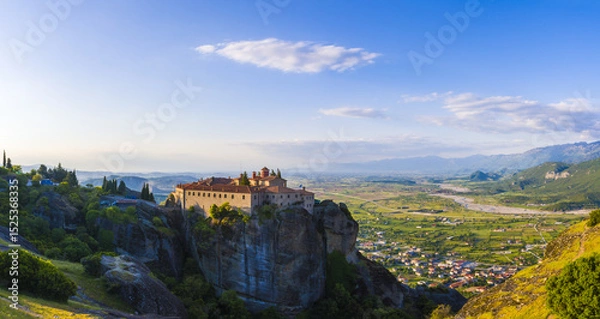 Obraz Jeden z klasztorów w greckich Meteorach