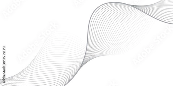 Fototapeta 
Dynamic Curved Line Design on Transparent Background – Abstract Vector Background for Use in Digital Innovation Fields Including Artificial Intelligence, Network Infrastructure, and Cloud Technology

