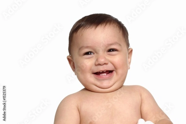 Obraz baby boy after bath