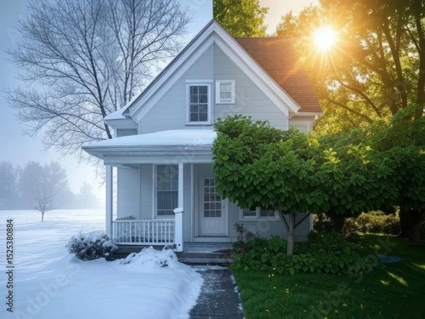 Fototapeta Four Seasons House