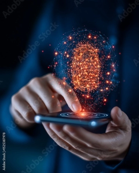 Fototapeta mobile two-factor authentication system