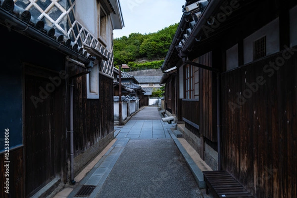 Obraz 塩飽本島笠島地区の町並み