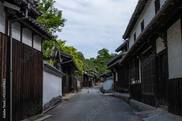Obraz 塩飽本島笠島地区の町並み