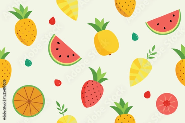Obraz fruit seamless pattern