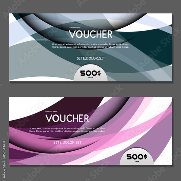Obraz Gift voucher. Vector, illustration. 