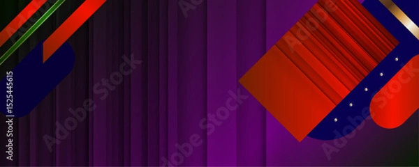 Fototapeta New Holiday Christmas gold design purple plum magenta background abstract shiny color with golden elements and glitter