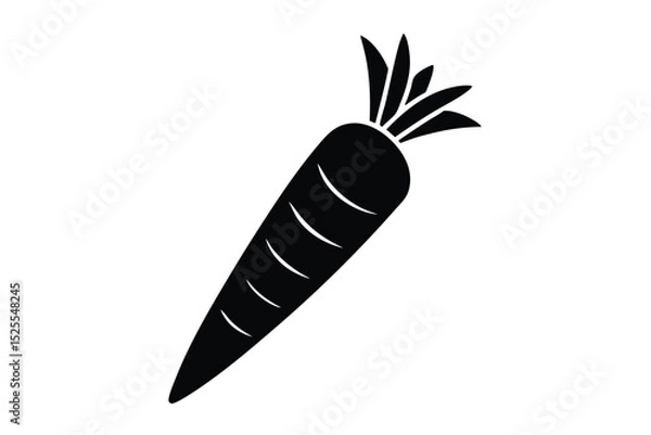 Obraz carrot isolated on white