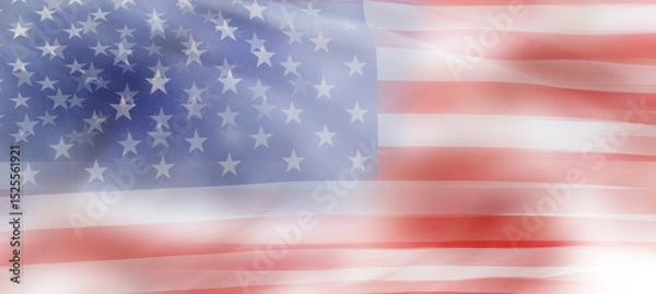 Obraz American flag abstract background