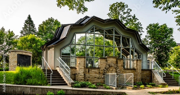 Obraz Central Park Bandshell in Red Wing, Minnesota