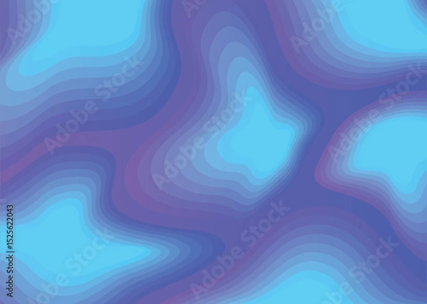 Obraz Abstract digital art fractal pattern. Wavy texture.