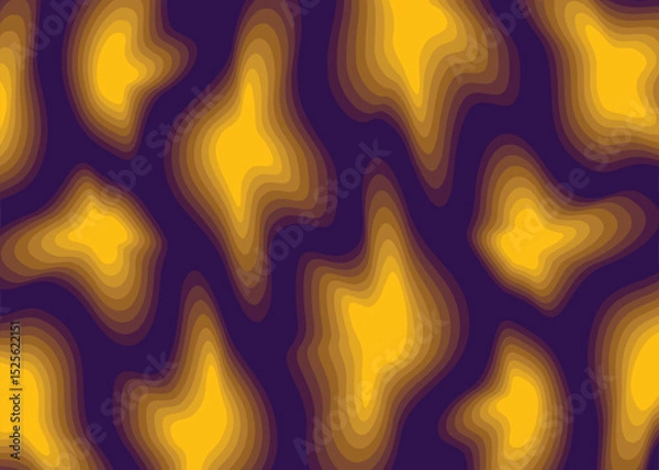 Obraz Abstract digital art fractal pattern. Wavy texture.