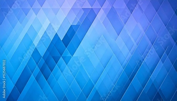 Obraz 水色の幾何学背景4