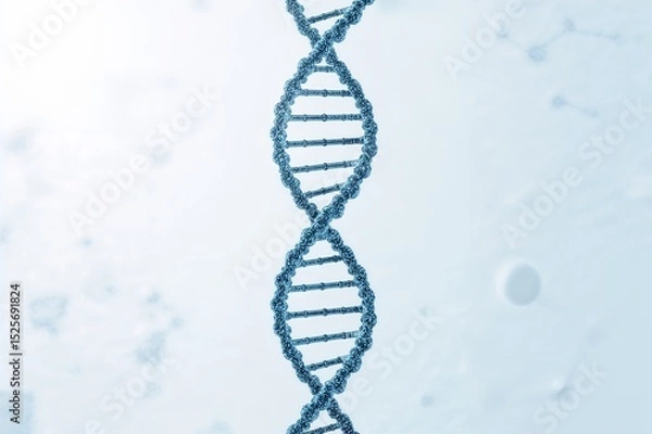 Obraz Stylish dna helix illustration on gradient background