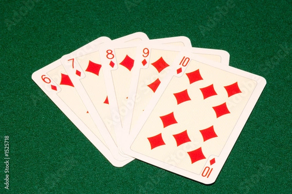 Fototapeta straight flush