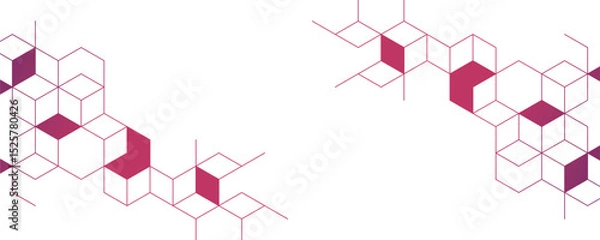 Fototapeta Graphic design element and abstract geometric background.	