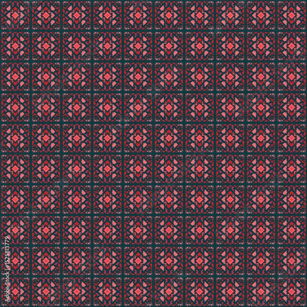 Fototapeta Seamless pattern texture. Repeat pattern. Vector illustration.