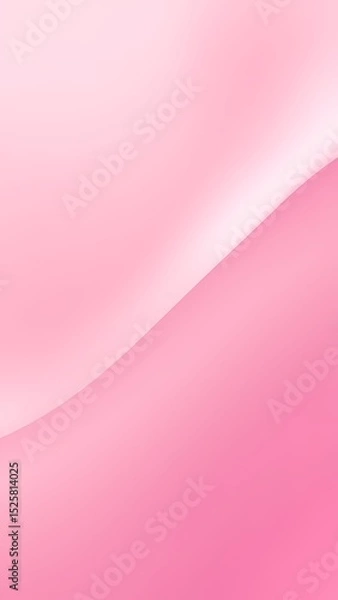 Obraz Bold and Smooth Pink Abstract Background with Dramatic Flowing Waves and Vibrant Color Gradient