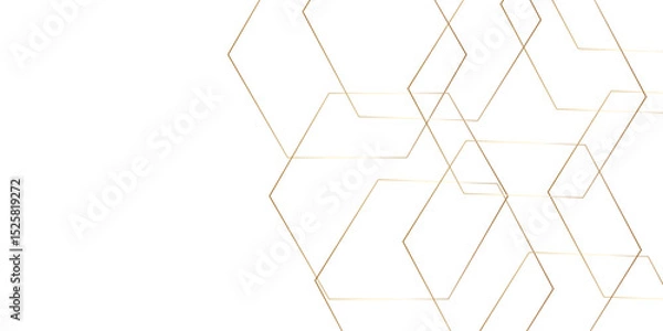 Obraz Abstract white background with hexagons. Abstract hexagon polygonal pattern background vector. seamless bright white Pattern with hexagons illustration of a honeycomb. Futuristic surface .	
