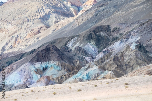 Obraz 
Artists Palette is series of hills in pastel hues, colored by oxidation and weathering presented in Death Valley National Park	
