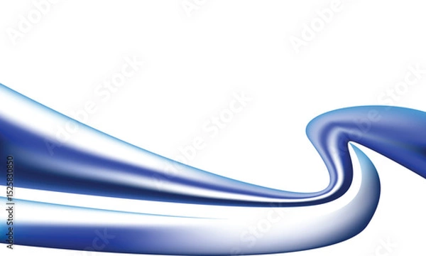 Obraz Abstract blue background with geometric lines concept
