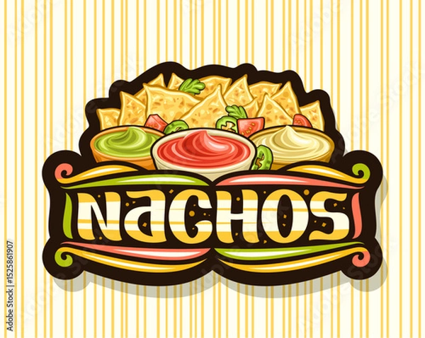 Obraz Vector logo for Nachos